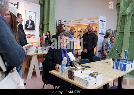 Paris, France. 12 avril 2025. Festival du livre de Paris le 12 avril 2025 au Grand Palais de Paris, France. Crédit : Bernard Menigault/Alamy Live News Banque D'Images
