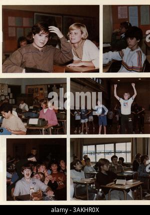 Cet annuaire 1985 de South View Jr. High met en valeur les étudiants, les professeurs, les clubs, les sports et les événements de l'année académique 1984-1985. Il saisit des moments mémorables et met en lumière les activités et les réalisations de la communauté scolaire pendant cette période. Banque D'Images