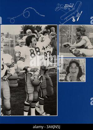 L'annuaire 1979 'Bear '79' de Lincoln High School retrace les moments clés de l'année scolaire 1978-1979, documentant les étudiants, les professeurs, les sports, les clubs, et divers événements qui ont défini la vie académique et sociale à l'école. Banque D'Images