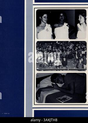 L'annuaire « Bear » 1982 présente les faits saillants de l'année scolaire 1981-1982 au Lincoln High, notamment la vie étudiante, les réalisations sportives et l'implication des professeurs. Banque D'Images