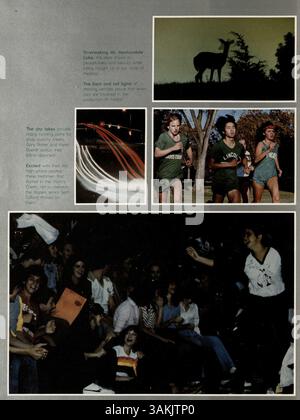 L'annuaire '1982 Bear' de Lincoln High reflète les réalisations et les activités des étudiants, des professeurs, de l'athlétisme et des clubs au cours de l'année scolaire 1981-1982. Banque D'Images