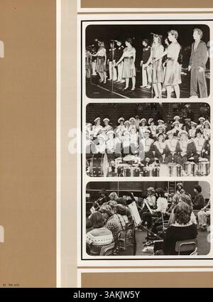 L'annuaire '1982 Bear' de 1982 du Lincoln High documente les faits saillants de l'année scolaire 1981-1982, y compris les événements scolaires, sportifs et parascolaires. Banque D'Images