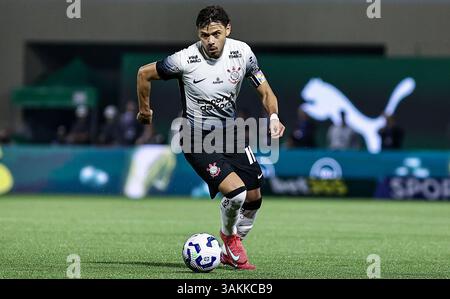 SP - BARUERI - 04/12/2025 - BRÉSIL A 2025, PALMEIRAS x CORINTHIANS - Romero joueur de Corinthians lors du match contre Palmeiras au stade Arena Barueri pour le championnat brésilien A 2025. Photo : Fabio Giannelli/AGIF Banque D'Images