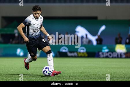 SP - BARUERI - 04/12/2025 - BRÉSIL A 2025, PALMEIRAS x CORINTHIANS - Romero joueur pour Corinthians lors du match contre Palmeiras au stade Arena Barueri pour le championnat brésilien A 2025. Photo : Fabio Giannelli/AGIF Banque D'Images