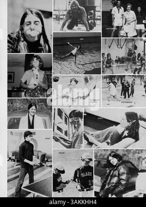 Le Blake Yearbook 1975, intitulé Bravura, présente les faits saillants de l'année scolaire 1974-1975 en mettant l'accent sur les étudiants, les professeurs, les réalisations sportives et les événements des clubs. tout en reconnaissant également l'impact de l'histoire afro-américaine. Banque D'Images