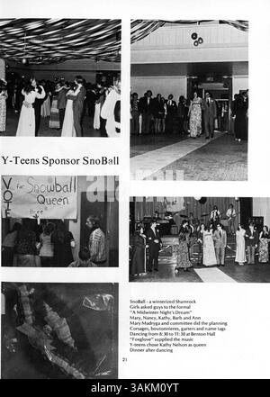 L'annuaire Wagistanian 72 1972 de Southwest High School recense les événements, les étudiants, les enseignants, l'athlétisme, les clubs, et l'histoire afro-américaine de l'année scolaire. Banque D'Images