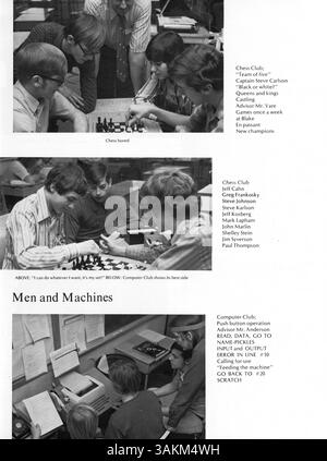 L'annuaire Wagistanian 72 de Southwest High School présente les élèves, les enseignants, les activités parascolaires, l'athlétisme et l'histoire afro-américaine de l'année scolaire 1971-1972. Banque D'Images