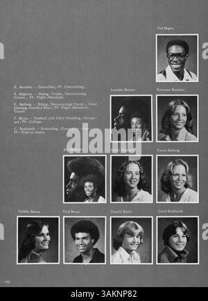 L'annuaire centralien 1979 offre un aperçu détaillé de la vie à Central High pendant l'année scolaire 1978-1979 en mettant l'accent sur les aspects scolaires, parascolaires et sociaux de la vie étudiante. Banque D'Images