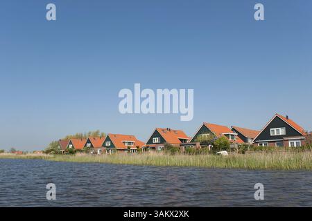 Karakteristiek plaatsje dans de Kop van Noord-Holland Banque D'Images