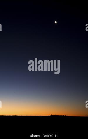 Coucher de soleil à ayers Rock en Australie Banque D'Images