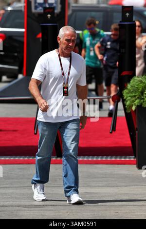 Sakhir, Bahreïn. 13 avril 2025. Mick Doohan (AUS). 13.04.2025. Championnat du monde de formule 1, Rd 4, Grand Prix de Bahreïn, Sakhir, Bahreïn, jour de la course. Crédit : James Moy/Alamy Live News Banque D'Images