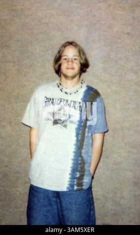 26 avril 2005 - États-Unis - KRT US NEWS STOPGGED : SMALLTOWNKILLING KRT PHOTO PAR SCOTT S. Hamrick/PHILADELPHIA INQUIRER (mai 25) Jonathan Moyer a disparu à Brownstown, Pennsylvanie, et son corps a été retrouvé enterré dans une cour locale environ deux ans après avoir été tué. (gsb) 2005 (diversité) (crédit image : © Scott S. Hamrick/mct/ZUMAPRESS.com) Banque D'Images
