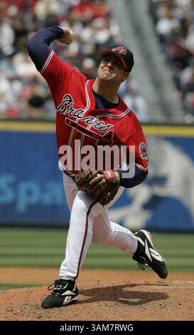 30 avril 2006 - États-Unis - le lanceur d'Atlanta Kyle Davies (26) livre un terrain lors de la victoire des Braves 8-5 contre les mets de New York au Turner Field, le 30 avril 2006 à Atlanta, en Géorgie. (Bob Snow/Macon Telegraph/KRT) (crédit image : © Bob Snow/mct/ZUMAPRESS.com) Banque D'Images