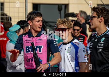 Sakhir, Bahreïn, 13 avril 2025, Jack Doohan, d'Australie, concourt pour Alpine . Le jour de la course du Grand Prix de Bahreïn 2025, qui se déroule à Sakhir, Bahreïn. Crédit : Michael Potts/Alamy Live News Banque D'Images