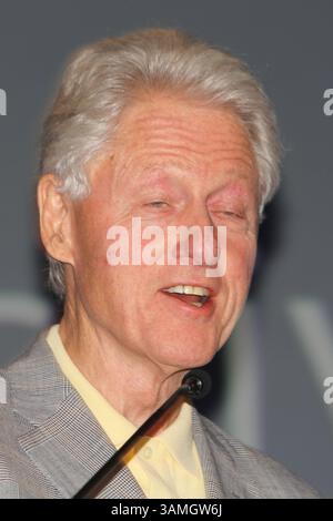 14 janv. 2014 - la Quinta, Californie, États-Unis - L'ancien président américain BILL CLINTON prend la parole lors de la 3e conférence Health Matters Conference de la Fondation Clinton à la Quinta Resorts. (Crédit image : © Dane Andrew/ZUMA Wire/ZUMAPRESS.com) Banque D'Images
