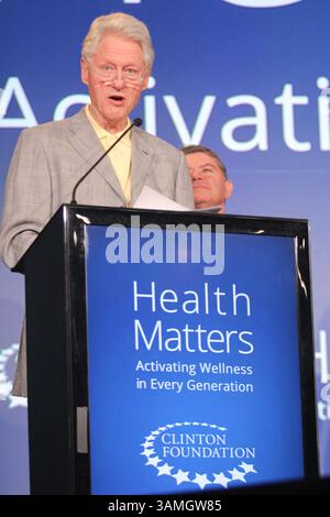 14 janv. 2014 - la Quinta, Californie, États-Unis - L'ancien président américain BILL CLINTON prend la parole lors de la 3e conférence Health Matters Conference de la Fondation Clinton à la Quinta Resorts. (Crédit image : © Dane Andrew/ZUMA Wire/ZUMAPRESS.com) Banque D'Images