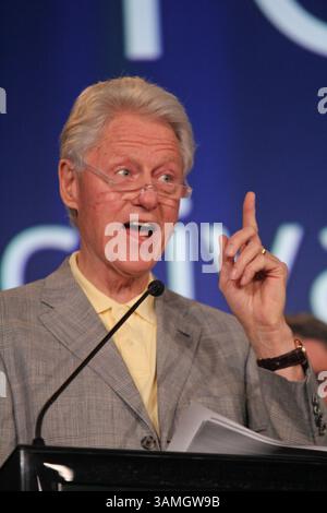 14 janv. 2014 - la Quinta, Californie, États-Unis - L'ancien président américain BILL CLINTON prend la parole lors de la 3e conférence Health Matters Conference de la Fondation Clinton à la Quinta Resorts. (Crédit image : © Dane Andrew/ZUMA Wire/ZUMAPRESS.com) Banque D'Images