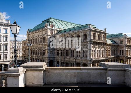 Opéra d'État de Vienne (Wiener Staatsoper), Vienne, Autriche Banque D'Images