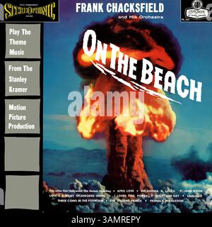Frank Chacksfield - on the Beach - couverture de disque vinyle vintage Banque D'Images