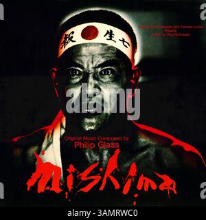 Philip Glass - Mishima - couverture de disque vinyle vintage Banque D'Images