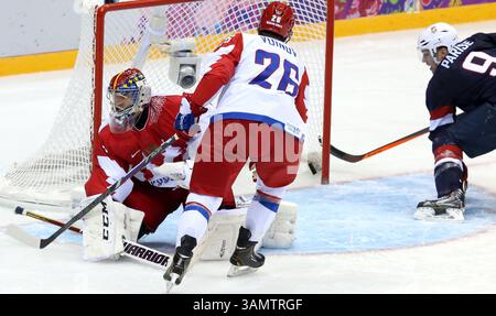 15 février 2014 - Sotchi, Krasnodar Krai, Russie - 5 (crédit image : © Daniel A. Anderson/ZUMAPRESS.com) Banque D'Images