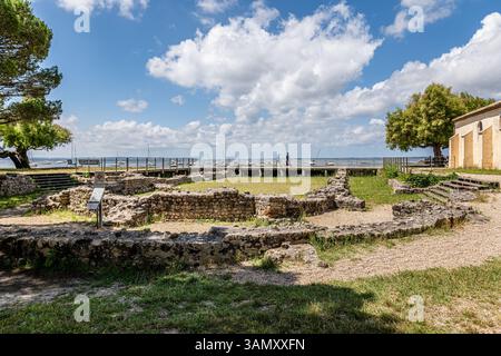 Andernos-les-bains (sud-ouest de la France) les vestiges gallo-romains datant du IVe siècle, découverts entre 1903 et 1905, sont enregistrés comme Nat Banque D'Images