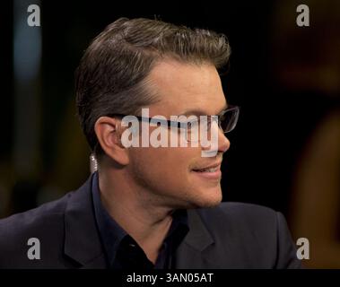 29 avril 2014 - Beverly Hills, Californie, U. S - Matt Damon, acteur et co-fondateur, Water.org lors de la conférence mondiale du Milken Institute 2014 qui s'est tenue le mardi 29 avril 2014 à l'hôtel Beverly Hilton à Beverly Hills, Californie. (Crédit image : © Prensa Internacional/ZUMAPRESS.com) Banque D'Images