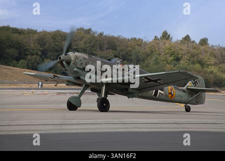 Messerschmitt Bf 109 à Everett Washington Banque D'Images