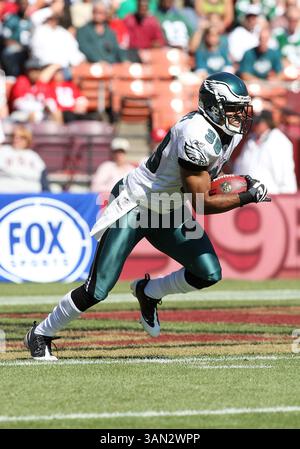 NFL : Eagles v. 49ers OCT 12, 2008..October 12, 2008 : FS #39 Quintin Demps des Eagles de Philadelphie en action v. The San Francisco 49ers au Candlestick Park à San Francisco, Californie. Les Eagles ont battu les 49ers 40-26...Greg Ashman/CSM (image crédit : © Cal Sport Media/ZUMA Press) Banque D'Images