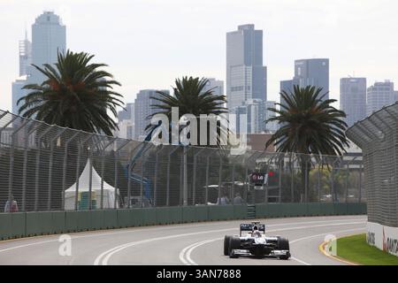 Mars 26, 2010 - Melbourne, Australie - Nico Hulkenberg (GER) Williams FW32. Championnat du monde de formule 1, Rd 2, Grand Prix d'Australie, jour d'entraînement, Albert Park, Melbourne, Australie, vendredi 26 mars 2010. (Crédit : © Sutton Motorsports/ZUMA Press) Banque D'Images