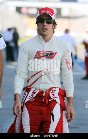 Mar. 26, 2010 - Melbourne, Australie - Fernando Alonso (ESP) Ferrari. Championnat du monde de formule 1, Rd 2, Grand Prix d'Australie, jour d'entraînement, Albert Park, Melbourne, Australie, vendredi 26 mars 2010. (Crédit : © Sutton Motorsports/ZUMA Press) Banque D'Images