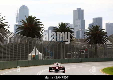 Mar. 26, 2010 - Melbourne, Australie - Fernando Alonso (ESP) Ferrari F10. Championnat du monde de formule 1, Rd 2, Grand Prix d'Australie, jour d'entraînement, Albert Park, Melbourne, Australie, vendredi 26 mars 2010. (Crédit : © Sutton Motorsports/ZUMA Press) Banque D'Images