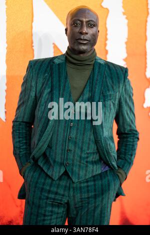 LONDRES, ANGLETERRE - 14 AVRIL : Ozwald Boateng assiste à la première européenne de 'Sinners' au Cineworld Leicester Square le 14 avril 2025 à Londres, en Angleterre. Crédit : lounisPhotography/Alamy Live News Banque D'Images