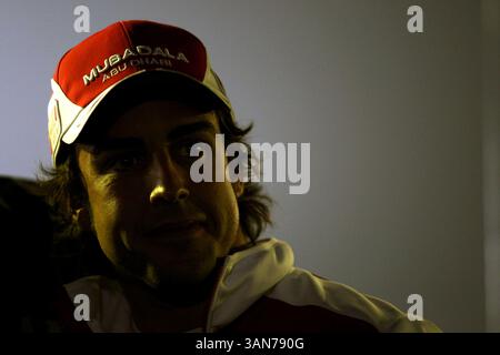 Mar. 26, 2010 - Melbourne, Australie - Fernando Alonso (ESP) Ferrari. Championnat du monde de formule 1, Rd 2, Grand Prix d'Australie, jour d'entraînement, Albert Park, Melbourne, Australie, vendredi 26 mars 2010. (Crédit : © Sutton Motorsports/ZUMA Press) Banque D'Images