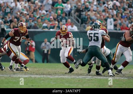 5 octobre 2008 - Philadelphie, Pennsylvanie..Washington Redskins en cours d'exécution Ladell Betts en action contre les Eagles de Philadelphie. Les Redskins de Washington ont battu les Eagles de Philadelphie 23-17 au Lincoln Financial Field à Philadelphie, PA...photo Â© Eric Espada/CSM (crédit image : © Cal Sport Media/ZUMA Press) Banque D'Images