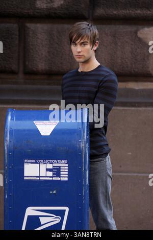 18 septembre 2008, l'acteur New-yorkais Chace Crawford était sur le plateau de l'émission télévisée 'Gossip Girl' dans le centre de Manhattan le 18 septembre 2008 à New York (crédit image : © Sharkpixs/ZUMA Press) Banque D'Images