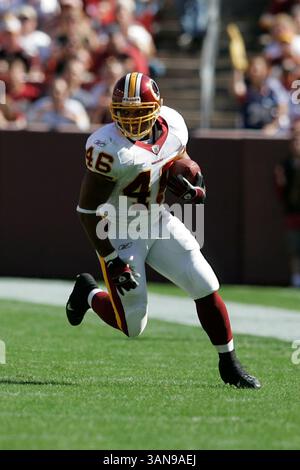 12 octobre 2008 - Landover, Maryland..Washington Redskins Running back Ladell Betts en action contre les nouveaux Louis Rams. Louis Rams a battu les Redskins de Washington 19-17 au Fedex Field à Landover, Maryland...photo Â© Eric Espada/CSM (crédit image : © Cal Sport Media/ZUMA Press) Banque D'Images