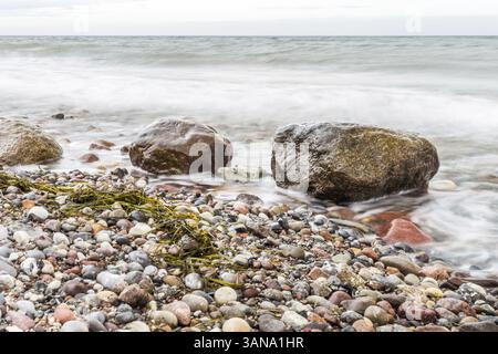 Plage de la mer Baltique Banque D'Images