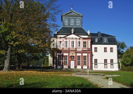Kaisersaal Schlossruine Schwarzburg, Schwarzburg, Deutschland Banque D'Images