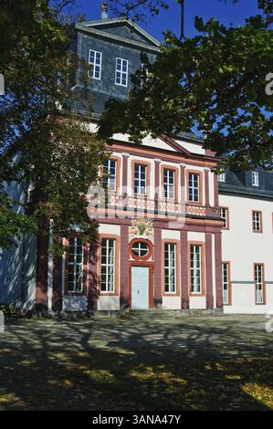 Kaisersaal Schlossruine Schwarzburg, Schwarzburg, Deutschland Banque D'Images