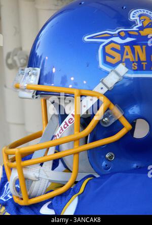 24 octobre 2008 : match de football NCAA entre les Spartans de San Jose et les Broncos de Boise State au Spartan Stadium de San Jose, en Californie. Les Broncos de Boise State ont gagné le match 33-16. David Godinez/Cal Sport Media. (Crédit image : © Cal Sport Media/ZUMA Press) Banque D'Images