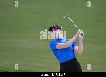 Tarzana, Californie, États-Unis. 15 avril 2025 : LPGA  OLIVIA COWAN, golfeuse professionnelle allemande au JM Eagle LA Championship 2025, El Caballero Country Club, Tarzana, CA, USA, 15 avril, 2025.crédit image cr Scott Mitchell/ZUMA Press (crédit image : © Scott Mitchell/ZUMA Press Wire) USAGE ÉDITORIAL SEULEMENT ! Non destiné à UN USAGE commercial ! Crédit : ZUMA Press, Inc/Alamy Live News Banque D'Images