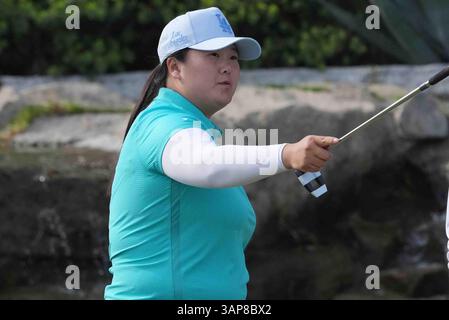 Tarzana, Californie, États-Unis. 15 avril 2025 : LPGA - ANGEL YIN, golfeur professionnel d'Arcadia California au JM Eagle LA Championship 2025, El Caballero Country Club, Tarzana, CA, USA, 15 avril, 2025.crédit image cr Scott Mitchell/ZUMA Press (crédit image : © Scott Mitchell/ZUMA Press Wire) USAGE ÉDITORIAL SEULEMENT ! Non destiné à UN USAGE commercial ! Crédit : ZUMA Press, Inc/Alamy Live News Banque D'Images