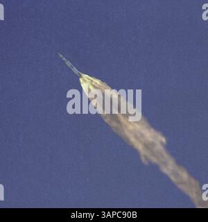 18 mai 1969 - Cape Canaveral, Floride, États-Unis - le véhicule spatial Apollo 10 (vaisseau spatial 106/module lunaire 4/Saturne 505) est lancé à partir du Pad B, complexe de lancement 39, Kennedy Space Center à 12 h 49 (image crédit : © ZUMA Archive/ZUMAPRESS.com) Banque D'Images