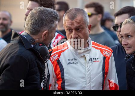 Ambiance , pendant les 4 heures de Barcelone, la première manche du Championnat ELMS 2025, sur le circuit Barcelone-Catalunya, du 4 au 6 avril 2025, en Espagne. - Photo Laurent Cartalade/Agence MPS crédit Agence MPS/Alamy Live News Banque D'Images