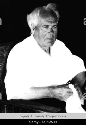 Portrait de M.R. Penniman, peut-être un prédicateur de Berea, Kentucky. La photographie fait partie de la collection des bibliothèques de l'Université de l'Oregon. Banque D'Images