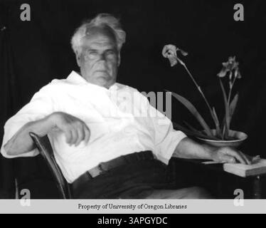 Une photographie de M. Penniman de la collection Doris Ulmann, conservée dans les bibliothèques de l'Université de l'Oregon. Banque D'Images