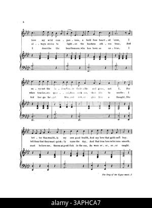 Composé par MRS Ollie de Weese, auteur de plusieurs ouvrages populaires. Dédié à MRS N.C. de Weese de Sydney, Ohio. La couverture énumère le titre, et l'intérieur contient la musique et les paroles de de de Weese. La couleur de l'image numérique peut varier considérablement par rapport à l'original. Pour les annotations, contactez Music services. Banque D'Images