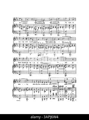 Ce document musical comprend des extraits de 'Girlie' de F.L. Valentine sur la deuxième page et 'Dear Old Hills of California' sur la dernière page. Il est conservé dans la collection des bibliothèques de l'Université de l'Oregon. Banque D'Images