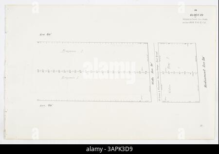 Ce volume du livre plat fournit une cartographie détaillée et des informations sur la division des terres pour diverses régions du comté de formé Louis, mettant en évidence la propriété historique et les subdivisions du comté. Banque D'Images